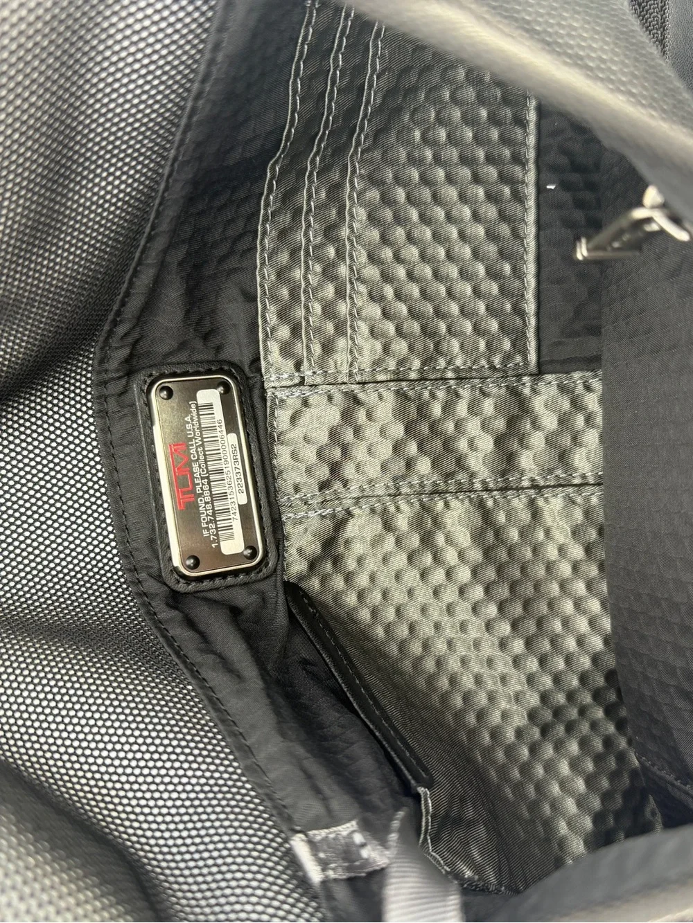 Tumi Alpha Bravo Foster Ballistic Nylon With Lea Trim Messenger Briefcase Bag